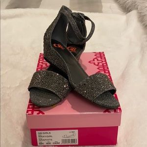 Girls dress wedge shoes
